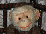 Antique German Brown Mohair Monkey 45 CM