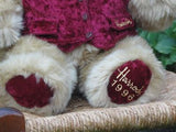Harrods Christmas Bear Footdated 1996 Mint
