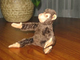 Antique Steiff Jocko Chimpanzee Mohair 5310 BR 1949 10 CM Button