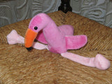 PIA Holland PARROTS & FLAMINGO BIRDS Plush Lot of 3 Rare