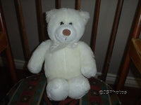 Gund 2000 White Sparkle Teddy Bear 40876 Twinkle Heads and Tales