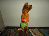 Scooby Doo Sports Dog Cartoon Network 1998 Stuffed Toy Flexing Muscles