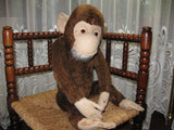 Old Antique Hermann German Monkey Mohair Fully Jointed 62 CM 24.5 Inch