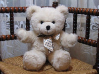 Old Vintage Teddy Bear vd Meulen Sneek Holland Creme 14 inch