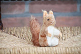 Antique Hermann Squirrel 60s Brown White Mohair 510/10