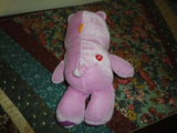 Care Bear Purple Velvet Fun Fair Star Rainbow Heart Stuffed Toy