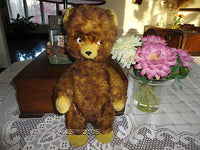 Antique Wind Up Key Mechanical Mohair Bear