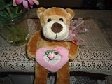 Hudsons Bay HBC Bear with Velvet Plush Heart Frame