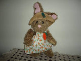Pickford Brass Button HARE OF SERENITY " FLORA " Bunny Rabbit