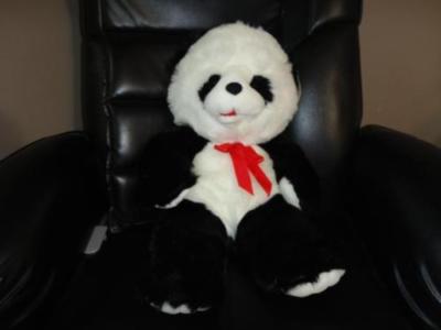 Giant Panda Bear Stuffed Plush 22 inch Open Mouth