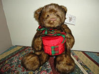 Gund Mappins Jewellers Faux Mink Bear Make A Wish Foundation 2004