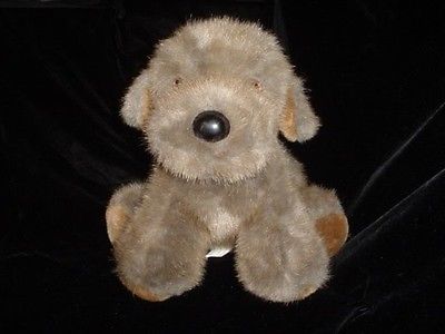 Dakin Dog Stuffed Animal Plush Brown Toy 10 Inch Vintage 1986