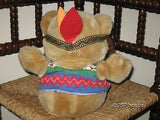 Indian Girl Teddy Bear Dake Amsterdam Netherlands RARE