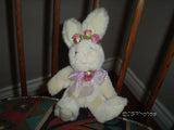 Russ Bunny Rabbit Plush L'il Bloomer Handmade 7in. 4604