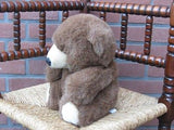 Cuddle Wit USA Brown Plush Bear Vinyl Nose 26 CM