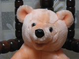 Woodland Bear UK Peach Colored Masked Teddy Bear Very Rare