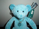 Russ Bears Of The Month December Turquoise Pendant 8 Inch 100038 1988 New WTags
