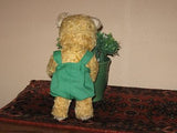 Old Antique 1930s Dutch Arthur Van Gelden Bear 26 cm Mohair 10 Inch