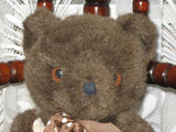 Gebro Dronten Holland Jointed Chocolate Brown Teddy Bear