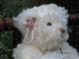 Dean's Rag Book UK Matilda The Best of Friends Teddy Bear 2000 White Mohair