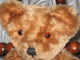 Hermann Germany Vintage Mohair Teddy Bear 12 inch with Bell