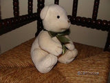 Harrods Knightsbridge Cream Teddy Bear Fleece Rare