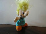 PEYO 1983 PEEWEE Peewit Pirlouit DOLL Friend of Smurfs RARE Shredded Clippings