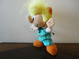 PEYO 1983 PEEWEE Peewit Pirlouit DOLL Friend of Smurfs RARE Shredded Clippings