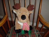 Ganz Christmas Reindeer ~ Rusty ~ Stuffed 13