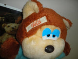Vintage Antique Ouch Teddy Bear 14 inch Stuffed Plush Ontario Canada