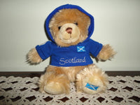Keel Toys UK SCOTLAND Bear with Hoody 6.5 inch