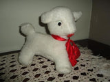 Ganz Bros Toys Canada Antique Plush Stuffed LAMB with Rattle
