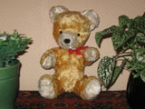 Antique 1930s Dutch Arthur Van Gelden Jointed Teddy Bear Golden Mohair 30cm