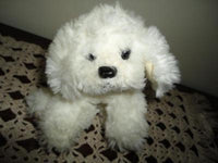 Russ Berrie BICHON FRISE Puppy Dog S4163