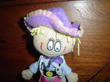 Cowgirl Cow Girl Stuffed Bendy Doll 2002