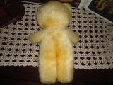 Antique Old Yellow Teddy Bear With Tongue Very Rare