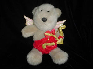 Starbucks 2001 Bearista Bear 13th Edition Cupid 10 Inch Valentines Day