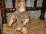 Old Antique German Schuco Hegi Monkey Plush 11 Inch