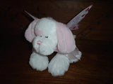 Ganz Heritage Fairy Dust Puppy Plush Jeweled Wings Pink and White