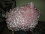 Pink PIG Chubby Curly Shiny Plush Toronto Canada wTags