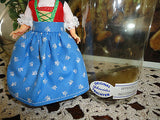 Original Schneider Trachten Doll Blackforest Germany Appenzell Switzerland Case