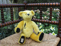 Deans Rag Book UK Yellow Mohair Golden Dawn Teddy Bear Fully Jointed 2000 Ltd Ed.