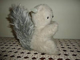 Vintage Grey Plush Squirrel  w Googly Eyes