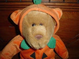 GAC 1998 Halloween Pumpkin Teddy Bear