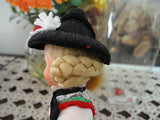 Original Schneider Trachten Doll Blackforest Germany Appenzell Switzerland Case