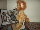LION Doll Stuffed Plush VERY RARE 15 inch Intersave Calgary Canada