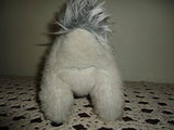 Vintage Grey Plush Squirrel  w Googly Eyes