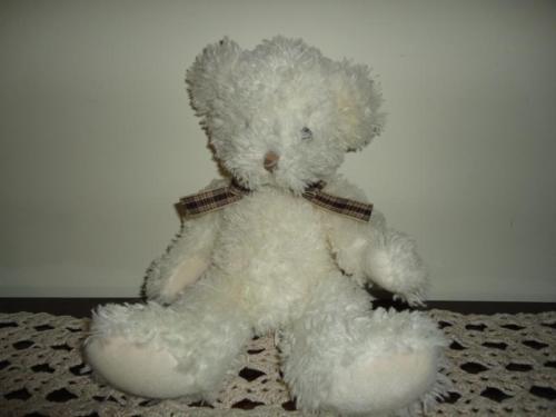 Russ Berrie NINA Teddy Bear 12 inch Cream Plush