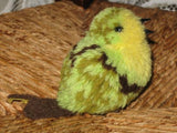 Steiff Green Woolen Bird 7082/10 10 CM 1974-77 IDS