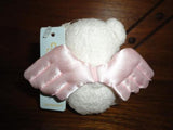 Amscan UK Miniature Angel Bear FAITH with Porcelain Cross Satin Wings All Tags